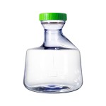 comaclean 125/250/500mL 1/2/3/5L Erlenmeyer烧瓶，密封/排气帽锥形烧瓶，用于悬浮细胞培养和储存
