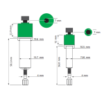 Biocomma 5ml /1mL Medium Pressure Chromatography Column Empty FPLC Columns 50 Sets/PK
