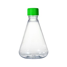 comaclean 125/250/500mL 1/2/3/5L Erlenmeyer烧瓶，密封/排气帽锥形烧瓶，用于悬浮细胞培养和储存