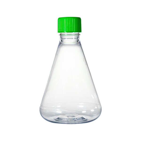 comaclean 125/250/500mL 1/2/3/5L Erlenmeyer烧瓶，密封/排气帽锥形烧瓶，用于悬浮细胞培养和储存