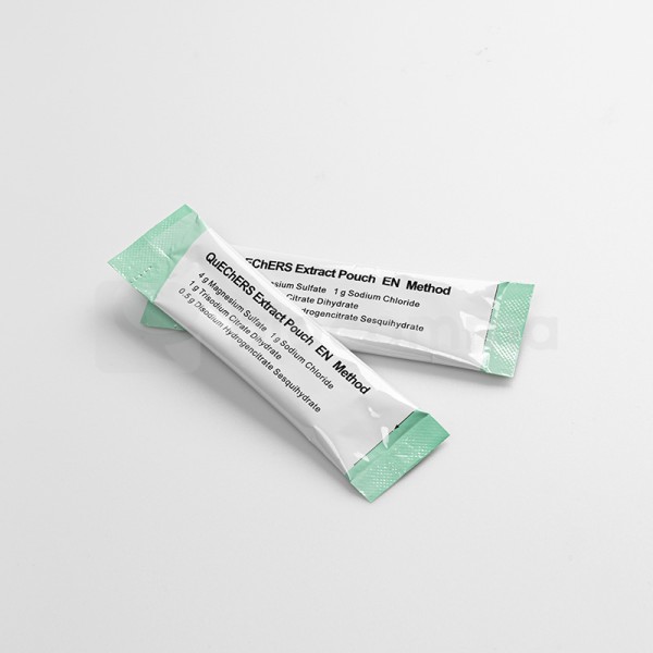 Copure Factory Direct Sale QuEChERS 4g MgSO4+1g NaCl+1g C6H5Na3O7+0.5g  EC6H6Na2O7 Xtraction  Salt for EN 15662