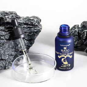 Vegan Beard Oil Kit Manufacturer - Private Label Natural Men Anti-itch Night Care 30ml Super Shine