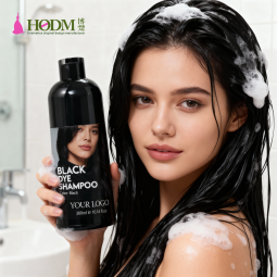 Herbal Hair Dye Shampoo Manufacturer - Natural Black Coloring 10-20min Quick 100% Gray Coverage