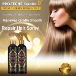 Keratin Treatment Hair Spray Manufacturer - Wholesale Natural Heat protection Silky Shine Salon