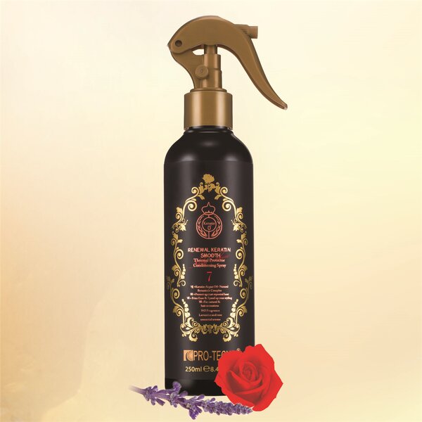 Keratin Treatment Hair Spray Manufacturer - Wholesale Natural Heat protection Silky Shine Salon