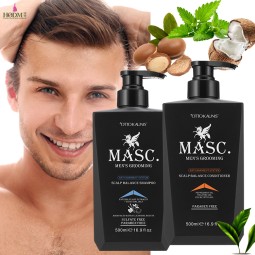 Mens Argan Oil Shampoo Manufacturer - OEM/ODM Daily Hair Care Scalp Cleaning Odor Removal