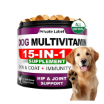 Dog Multivitamin Chews Supplier - OEM/ODM Glucosamine Salmon Oil Soft Chews