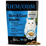 Cat Skin & Coat Chews Factory - OEM/ODM Omega Fatty Acids for Shiny Coat