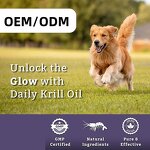 Pet Krill Oil Softgels Factory - Private Label Joint Health Mobility Supplement