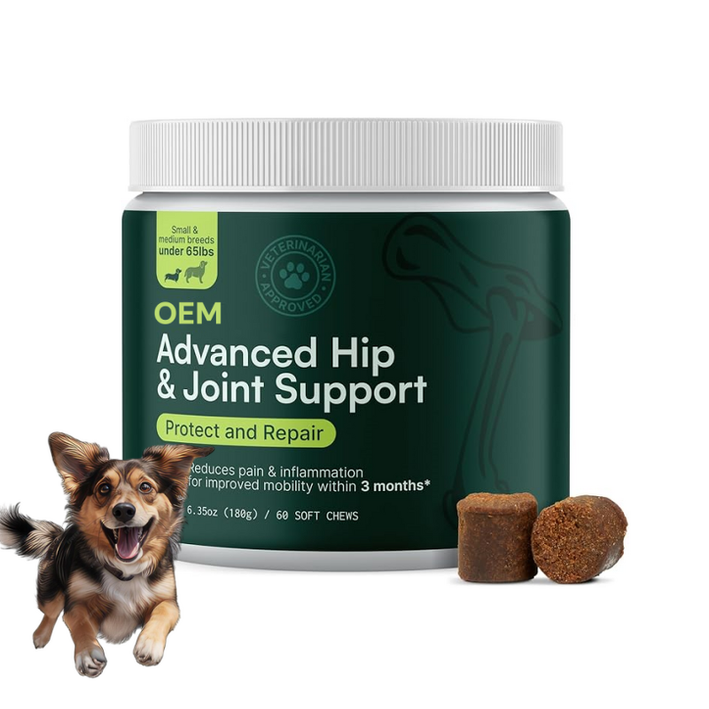 Dog Joint Health Chews Factory - OEM Natural Supplement with MSM for Mobility