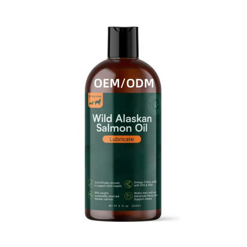 Salmon Oil for Dogs with Pump Factory - OEM Wild Salmon Omega 3 Joint Coat