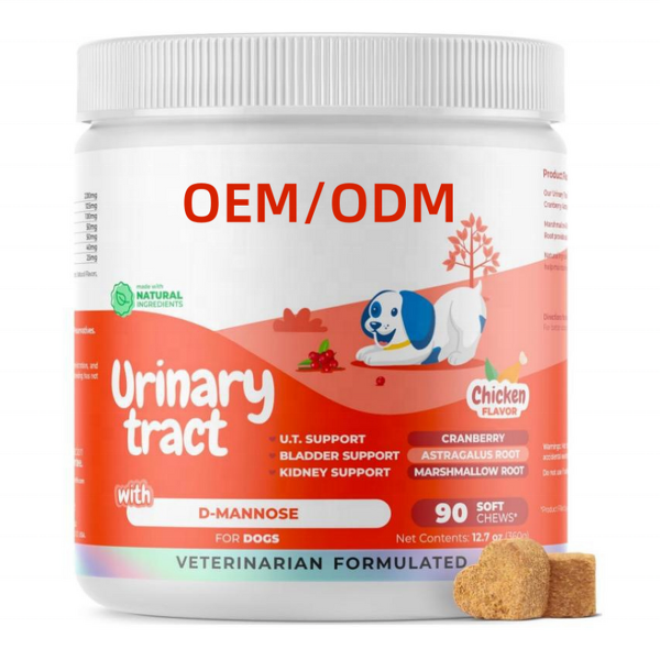Cranberry for Dogs Chews Manufacturer - OEM/ODM Urinary Tract Bladder Support