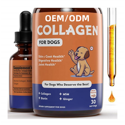 Pet Collagen Liquid Drops Supplier - OEM/ODM Skin Coat Joint Digestive Health