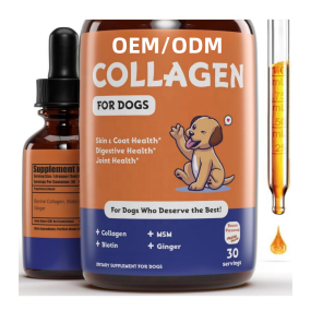 Pet Collagen Liquid Drops Supplier - OEM/ODM Skin Coat Joint Digestive Health