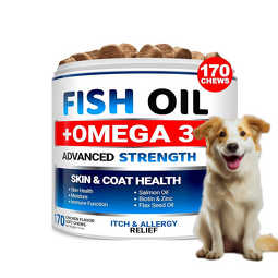 Pet Omega 3 Chews Factory - Private Label Salmon Oil Biotin for Shiny Coat