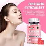 Glutathione Gummies Supplier - Anti-Aging Collagen Glow Strawberry Flavor