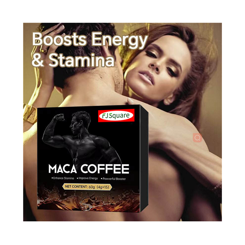 Man X Power Coffee Factory - Private Label Herbal Organic Instant Maca Black Coffee