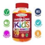 Kids DHA Gummies Manufacturer - 100% Organic Omega 3 6 9 Brain Joint Support