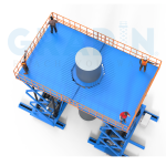 Rigid Chain Lift Platform Manufacturer - 20t 5m Stationary
