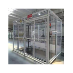 Four Post Freight Elevator Factory - Steel Mesh Cabin