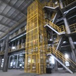 Four Post Freight Elevator Factory - Steel Mesh Cabin