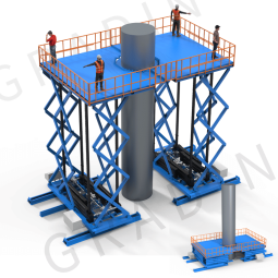 Rigid Chain Lift Platform Manufacturer - 20t 5m Stationary