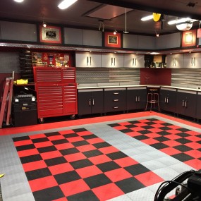 Plastic Modular Garage Tiles Factory - PP PVC Interlocking for Car Wash Garage