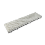 Amusement Park Slide Mat Factory - White Plastic Artificial Non-slip Dry Ski