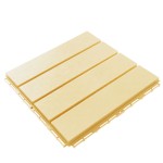 Composite Decking Tiles Factory - UV-Resistant Anti-Slip Brushed DIY Interlocking