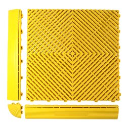 Modular Rubber Garage Tiles Supplier - Heavy Duty Interlocking Plastic Industrial