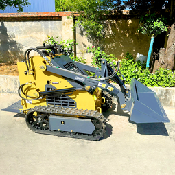 Mini Skid Steer Loader Factory - FREE SHIPPING Cheap Diesel Mini 300-400kg Export
