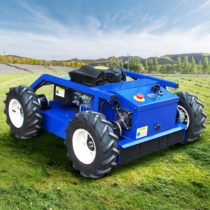 Remote Control Lawn Mower Manufacturer - Hot Top Small Crawler Automatic Robot