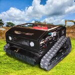 Gasoline Robot Mower Factory - Small Robot Grass Cutter Remote Control Crawler