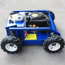 Robot Lawn Mower Supplier - China Supply Rubber Crawler Gasoline Self Propelled