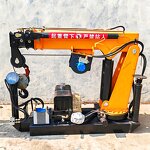 Knuckle Boom Crane Factory - 2 Ton Mini Pickup Truck Mounted Hydraulic Crane