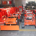 Gasoline Robot Mower Factory - Small Robot Grass Cutter Remote Control Crawler