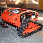 Gasoline Robot Mower Factory - Small Robot Grass Cutter Remote Control Crawler