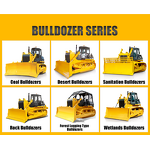Bulldozer Machine Supplier - 220HP with Air Conditioner Mini Dozer for Sale
