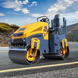 Hydraulic Vibrating Roller Supplier - Industrial Asphalt Road Roller Price for Sale