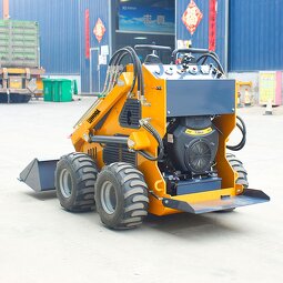 Mini Skid Steer Loader Supplier - Free Shipping 420kg with 820mm Narrow Bucket