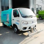 Electric Road Sweeper Truck Supplier - New Full Electric Vacuum Sweeper with Washing