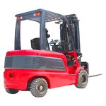 Electric Four-Wheel Forklift Supplier - Manufacturer in Stock Stacker Forklift