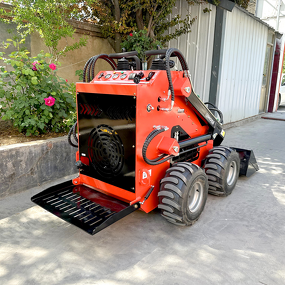 Skid Steer Loader with Cabin Factory - EURO 5 EPA Rated Load 500kg 1400mm Bucket