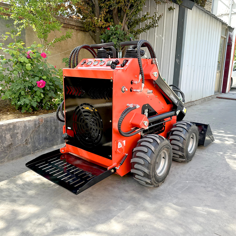 Skid Steer Loader with Cabin Factory - EURO 5 EPA Rated Load 500kg 1400mm Bucket