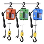 Mini Wire Rope Hoist Manufacturer - 500kg 7.6m Light Duty Portable