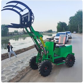 Small Loader Factory - 300-500kg 4WD Electric/Diesel