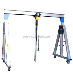 Aluminum Gantry Crane Factory - 2000kg Foldable Light Duty Adjustable
