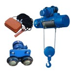 Electric Wire Rope Hoist Manufacturer - 5ton CD Fast Speed with Trolley