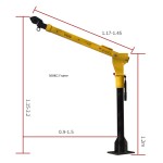 Truck Mounted Crane Manufacturer - 500kg Electric Winch 12v/24v