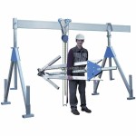 Aluminum Gantry Crane Factory - 2000kg Foldable Light Duty Adjustable